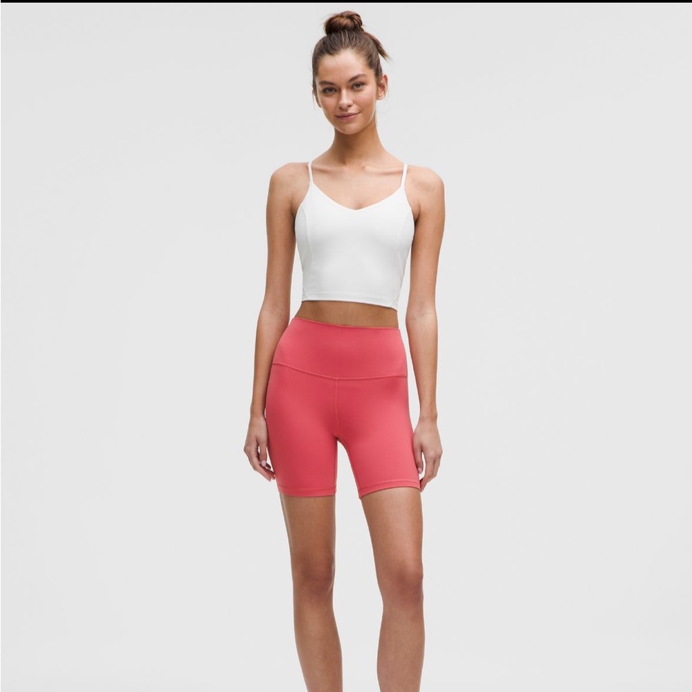 lululemon Align red
High-Rise bike Short 6"